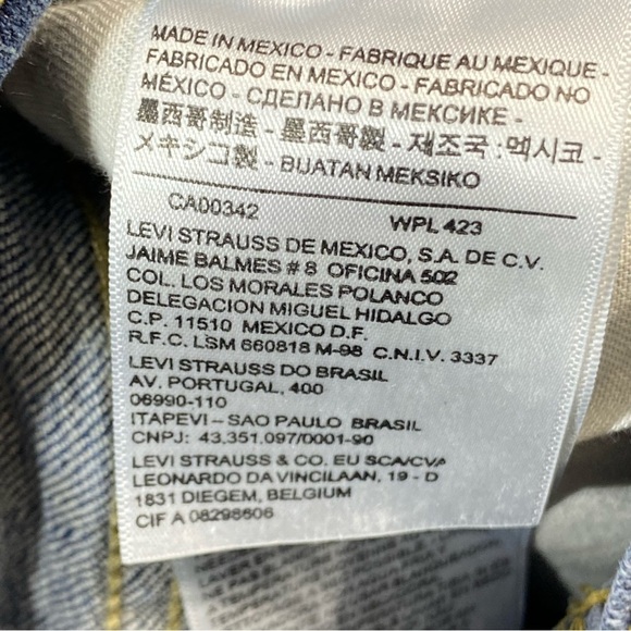 Levis 529 Jeans Women's 12M Blue Curvy Bootcut Western Mid Rise Stretch Denim - Picture 11 of 16